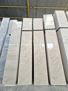 سنگ تراورتن عباس آباد تمام شمش ۲ متر به بالا